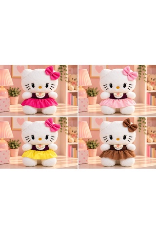 Hello Kitty 30 Cm Peluş Oyuncak Açık Kahverengi