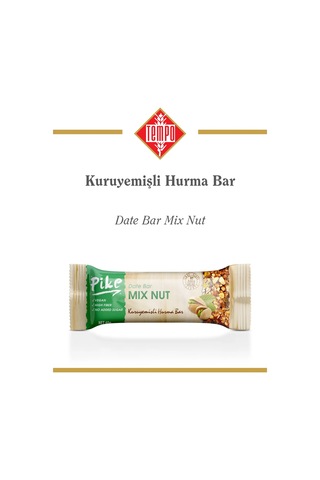Kuruyemişli Hurmalı Bar 40 G X 12 Adet