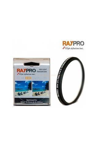 Raypro 52Mm Hd Slim Uv + Polarize Filtre + Hb-45 Parasoley Seti
