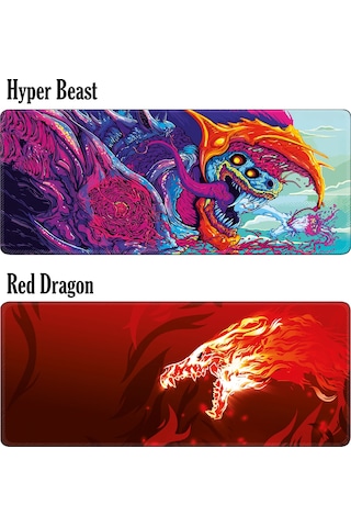 Xrades 24 Model Mouse Pad 70X30 - 90X40 Gaming Oyuncu Mousepad