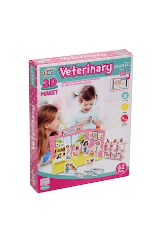 Veteriner Maket 3 Boyutlu  Puzzle