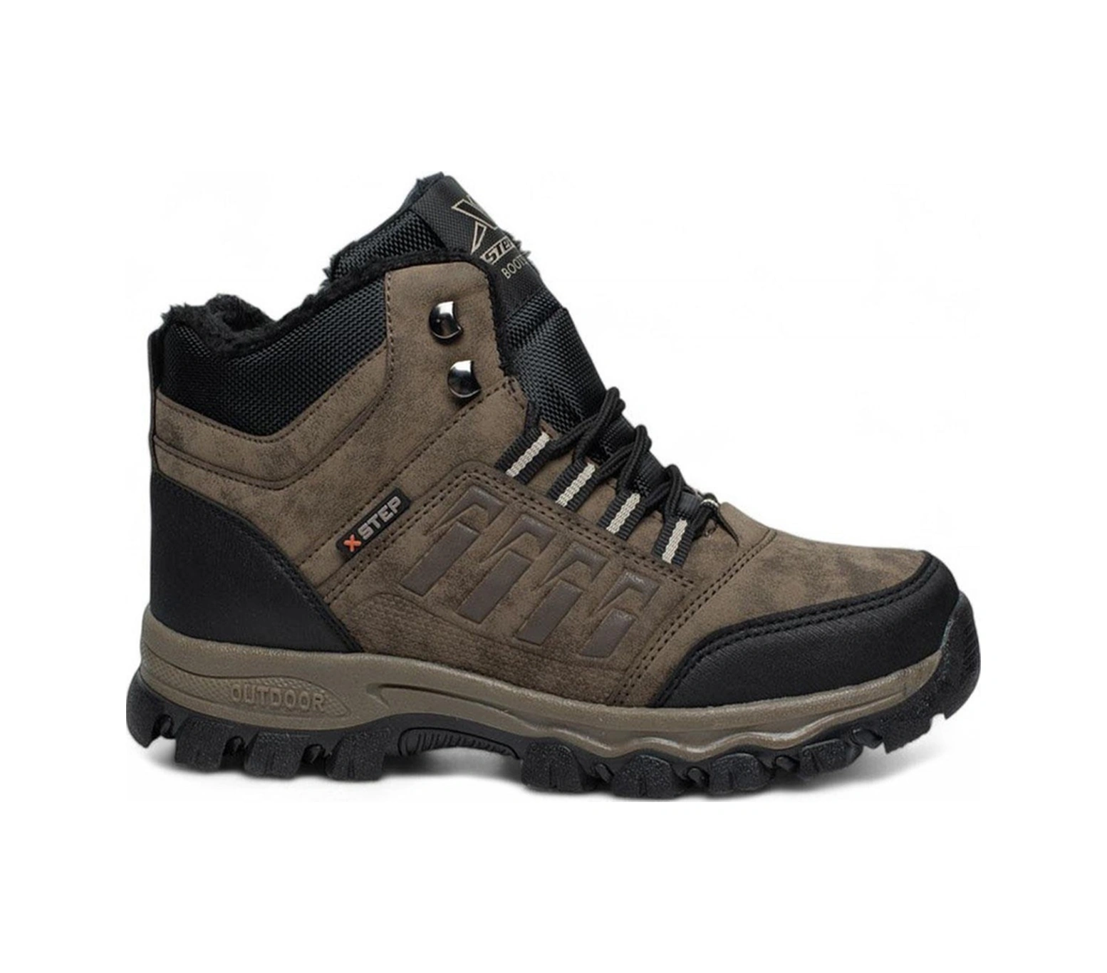 Celira Xsp Vizon Outdoor Kürklü Erkek Kışlık Bot Ayakkabı Vizon