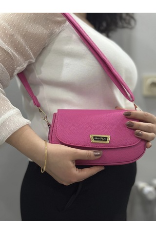 Biçomi Pembe Cilt Jessi Çanta Pembe