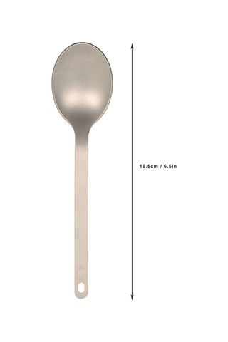 Ebitda Tomshoo Titanyum Sofra Kaşığı Kesme Takımı, Ev Ve Kamp İçin Çok Renkli Çok Renkli