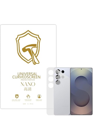 Samsung Galaxy S25 Ultra Uyumlu Tpu Nano Arka Ekran Koruma Ekm102