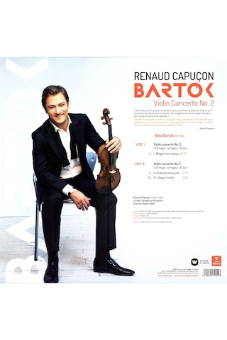Renaud Capuçon - Bela Bartok Violin Concerto No. 2 / Plak Lp