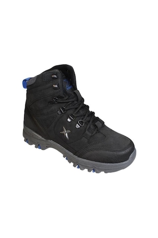 Kinetix Erkek Mat Cilt Garson 36-40 Bilekli Bağcıklı Termo Taban Soğuya Kışa Dayanıklı Outdoor Bot 001