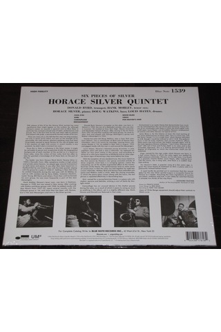 Horace Silver Quintet - 6 Pieces Of Silver - 33 Lp Albüm