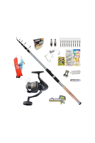 Revenger Rv-40 Remixon Carbo-x 240cm 60-120gr Kıyı Tele Spin Olta Takımı Seti
