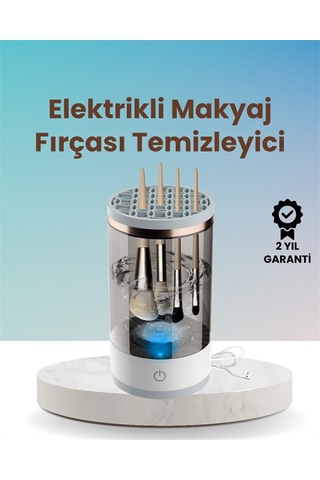 Usb Şarjlı Derin Temizlik Makyaj Fırçası Yıkama Makinesi - Lisinya