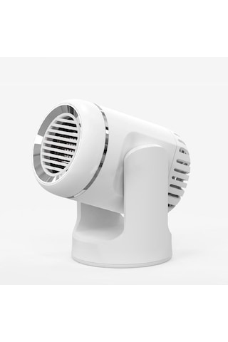 Beyaz Seametal 12v Oto Kaloriferi Taşınabilir Hava Isıtma Fanı Enerji Tasarrufu Hızlı Isıtma Buz Çözücü Buğu Çözücü 2 İn 1 Pano Isıtıcı Fanı Kombo