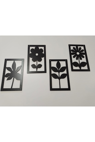 Duvar Süsü 4 Lü Set İsteğe Bağlı Kişiye Özel Renk Hazırlanacak