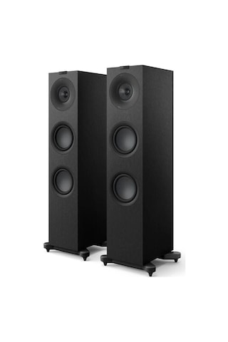 Kef Q7 Meta Kule Tipi Hoparlör Çift Saten Siyah