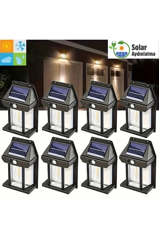 Mrs Solar Hb-700 Model 8'li Paket Dekoratif Güneş Enerjili Bahçe