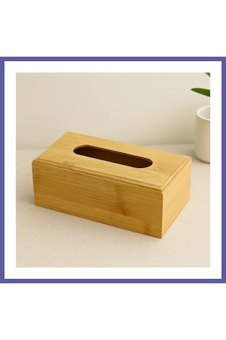 Bezos Ahşap Bambu Peçetelik 11.6x22.8 Cm Nıda