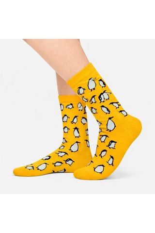 Carnaval Socks Penguen Desenli Renkli Çorap Çok Renkli