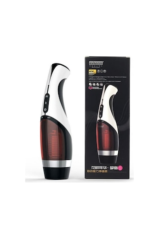 Carmine Penis Eğitmeni Güçlü Emiş Yapabilen Şarjlı Su Geçirmez Otomatik Lüks Mastürbatör