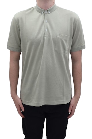 Santa Dmctekstil Erkek 102 Düz Klasik Kesim Rahat Kalıp Tek Cepli Polo Yaka T-shirt Yeşil