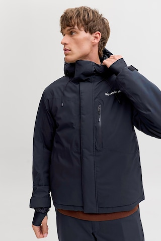 Jack & Jones Alpes Erkek Kayak Montu Su Geçirmez Rüzgar Geçirmez Aw25 Siyah