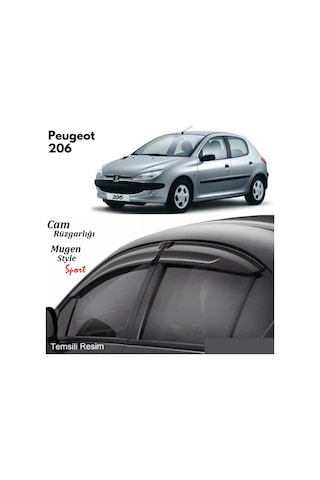 Peugeot 206 Hb Mugen Cam Rüzgarlığı