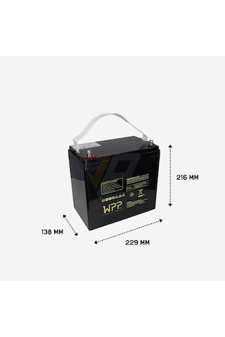 Wpp 12 V 60 Ah Deep Cycle Jel Akü
