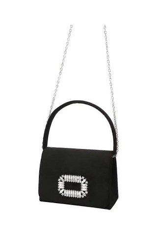 Yeşil Kadın Akşam Çantası Moda Senior Diamonds Çapraz Çanta Omuz Çantası Basit Diğer