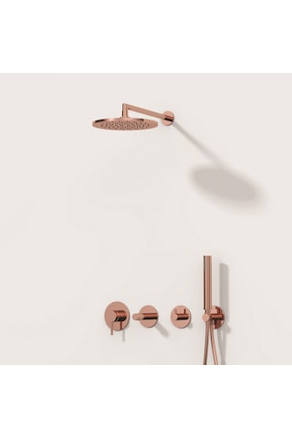 VitrA Origin Ankastre Sıva Üstü Lavabo Bataryası Bakır A4262126