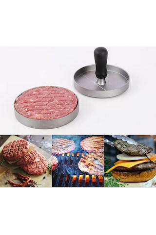Cooker Metal Hamburger Köfte Presi Pratik Et Şekillendirici