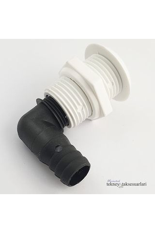 16mm Plastik Yuvarlak Tip 90 Derece Depo Havalandırma