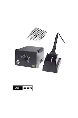 936 Isı Ayarlı Lehimleme İstasyonu – 5 Yedek Uçlu Profesyonel Elektronik Tamir Seti