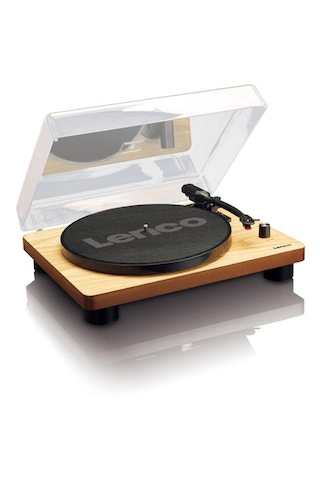 Lenco Ls-50 Wd Ahşap Hoparlörlü Usbli Mp3E Kayıt Özellikli Pikap