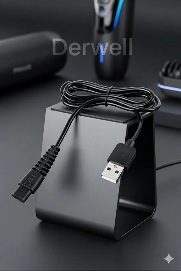 Tıraş Makinaları İçin Usb Şarj Kablosu Kaliteli Cabble Uzun Ömürlü Kullanım 1 Metre 1m