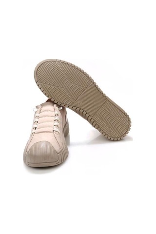 Papuçcity Mizmooz Unisex Ortopedik Günlük Spor Ayakkabı Bej