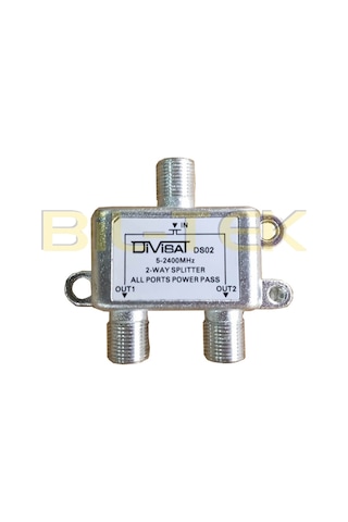 Divisat 1 Giriş 2 Çıkış 1/2 Splitter 5-2400