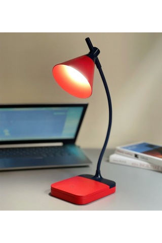 Dokunmatik Şarjlı Masa Lambası Kırmızı