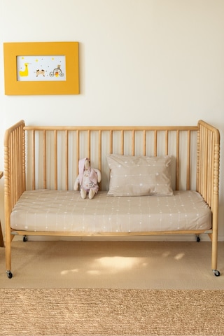 Esti Baby Bebek & Çocuk Uyku Seti 3'lü Pike Takımı 70x120 CM Lastikli Çarşaf - Örtü - Yastık Kılıfı