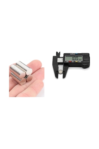 Neodyum Yuvarlak Mıknatıs-10X1.5Mm 5-12- 24-50-100-250-500 Adet 100 Adet