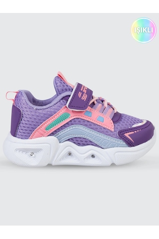 Civil Sport Kız Çocuk Spor Ayakkabı 21-25 Numara Lila-pembe LİLA-PEMBE