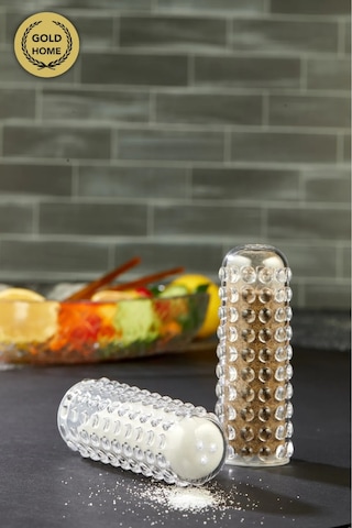 2 Li Boncuklu Plastik Mika Tuzluk Biberlik Baharatlık Boncuk Seri