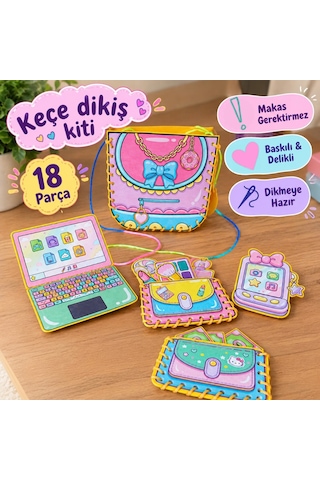 Keçe Dikiş Seti- Çanta Dikiş Kiti