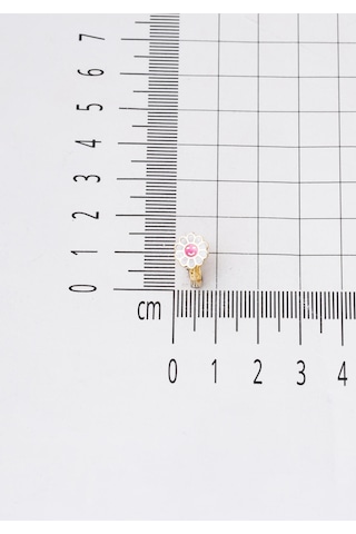 Bilezikci 14 Ayar Altın Papatya Çocuk Küpesi Sarı Altın