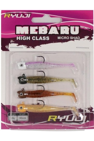 Mebaru Mıcro Shad 65mm 3.8gr Natural Mıx-9614