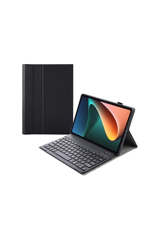 Lemestar Lenovo小新pad11 J606f/j716f蓝牙键盘保护套 - M10 Plus 3代10.6英寸皮套, Siyah Deri Kılıf + Standlı Klavye, Dayanıklı Malzeme, Kolay Kurulum Diğer