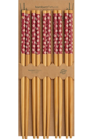 Bambum Fettucini 5 Çift Chopstick Bcsf1 Bej
