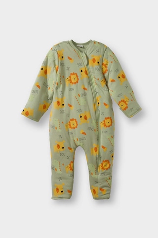 Defacto Erkek Bebek 2,5 Tog Elyaf Safari Baskılı Penye Tulum F3547a525wngn270 Yeşil-gn270