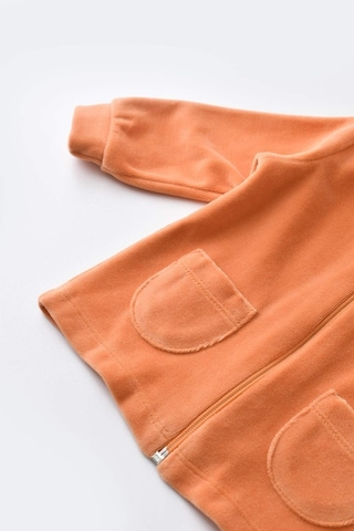 BabyCosy Kapüşonlu Kadife Pantolon Ve Uzun Kollu Gömlek Takım 001