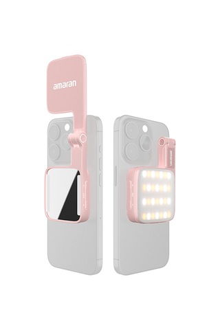 Aputure -- Amaran Go Magsafe Mobil Led Işık Pembe