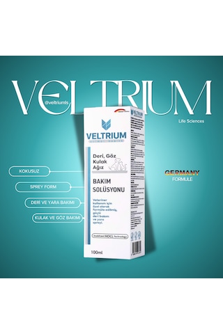 Veltrium Deri Ve Yara Bakım Solüsyonu 100 ML