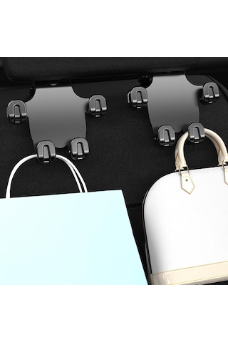 Yifomall Oto Arka Koltuk Mutfaklı Kanca - Abs Malzeme, 400g Ağırlık, 10.2x9.7cm Boyut, Çanta/şemsiye Sabitleyici, Zararsız Kurulum, Oto Aksesuarı