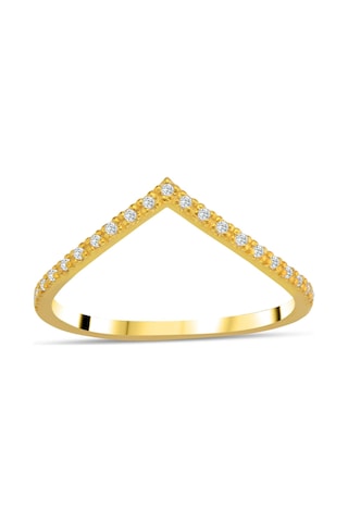 Pırlanta Nemesis Yarımtur Yüzük - Idl Sertifikalı Gold